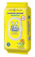 Салфетки Ушастый нянь влажные, 80 шт - 22273К