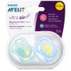 Пустышка Philips Avent Ultra Air Design Дракон 0-6 месяцев 2шт - SCF344|20