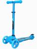Самокат трехколесный Y-SCOO RT TRIO DIAMOND 120 Kaleidoscope светящаяся платформа blue - 6514