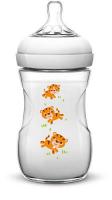 Детская бутылочка для кормления Philips AVENT Natural полипропиленовая c рисунком Тигрята 260 мл - SCF627|20