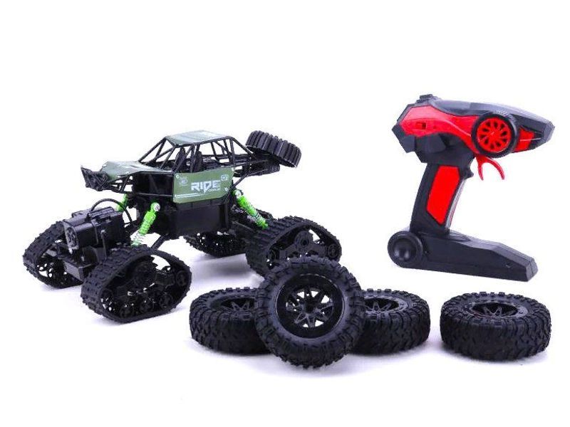 Радиоуправляемый краулер-амфибия DB 4WD RTR масштаб 1:14 2.4G, зеленый - DB-2038-G