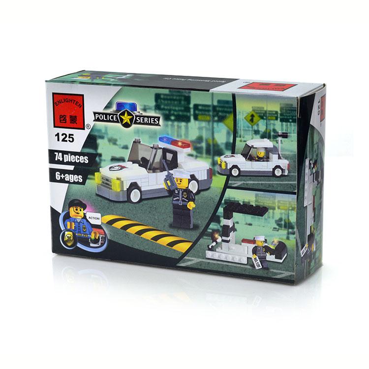 Конструктор Enlighten Brick Автоинспекция, 74 детали, 125 - Г28148