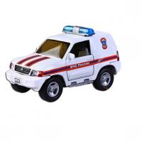 Инерционная машина Пламенный мотор 1:36 Mitsubishi МЧС России 13см - 870204