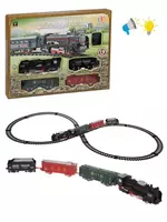 Игровой набор Железная дорога, свет, звук - JHX3306