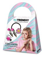 Набор для творчества с эпоксидной смолой Be TrenDIY Резинка и заколки серебро - В005Y