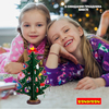 Новогодний набор Bondibon Деревянная ёлочка 3D с игрушками, высота 29см - ВВ4685