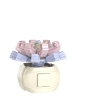 Конструктор RTOY 3D из миниблоков Plante Цветок в горшке, 83 элементов - JK2710-11