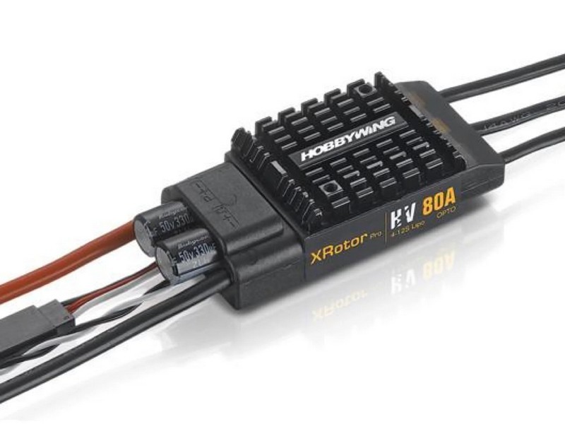 Бесколлекторный регулятор Hobbywing XRPro80A-V4 (80A-100A, Copter) - XRPro-80A-V4.1