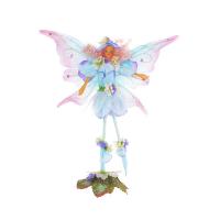 Новогодняя статуэтка Snowmen Сиреневый эльф, 20 см - Е80696