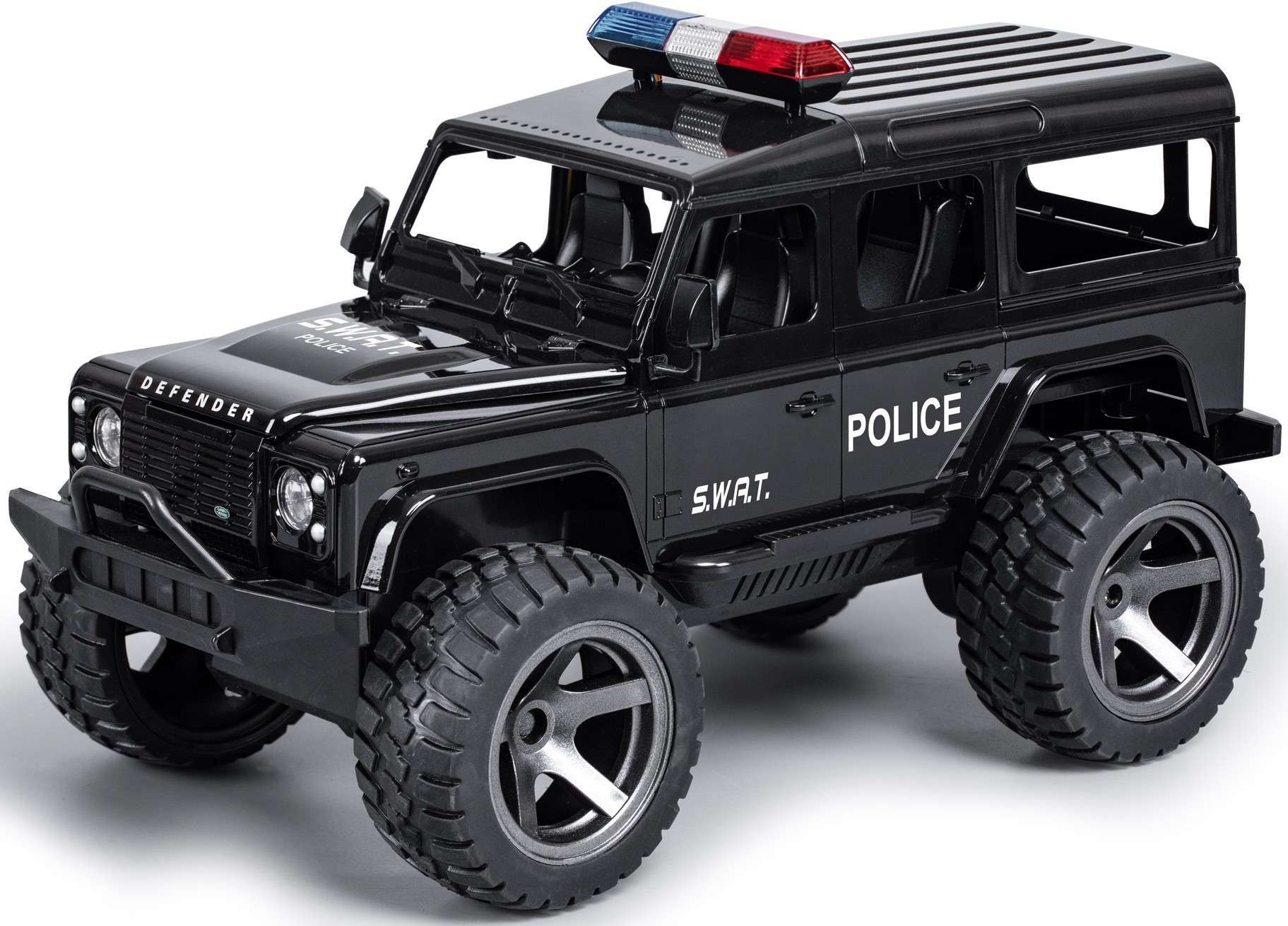 Радиоуправляемый краулер Double Eagle Land Rover Defender 110 SWAT Police 4WD RTR масштаб 1:14 2.4G - E363-003|BLACK