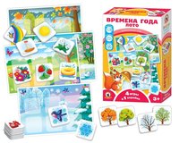 Настольная игра Русский стиль Лото Времена года - 02037