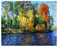 Алмазная мозаика Color Kit *Березы над рекой*, 40*50 - KUK001