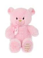 Мягкая игрушка Fluffy Family Мой первый мишка 20см, розовый - 681969