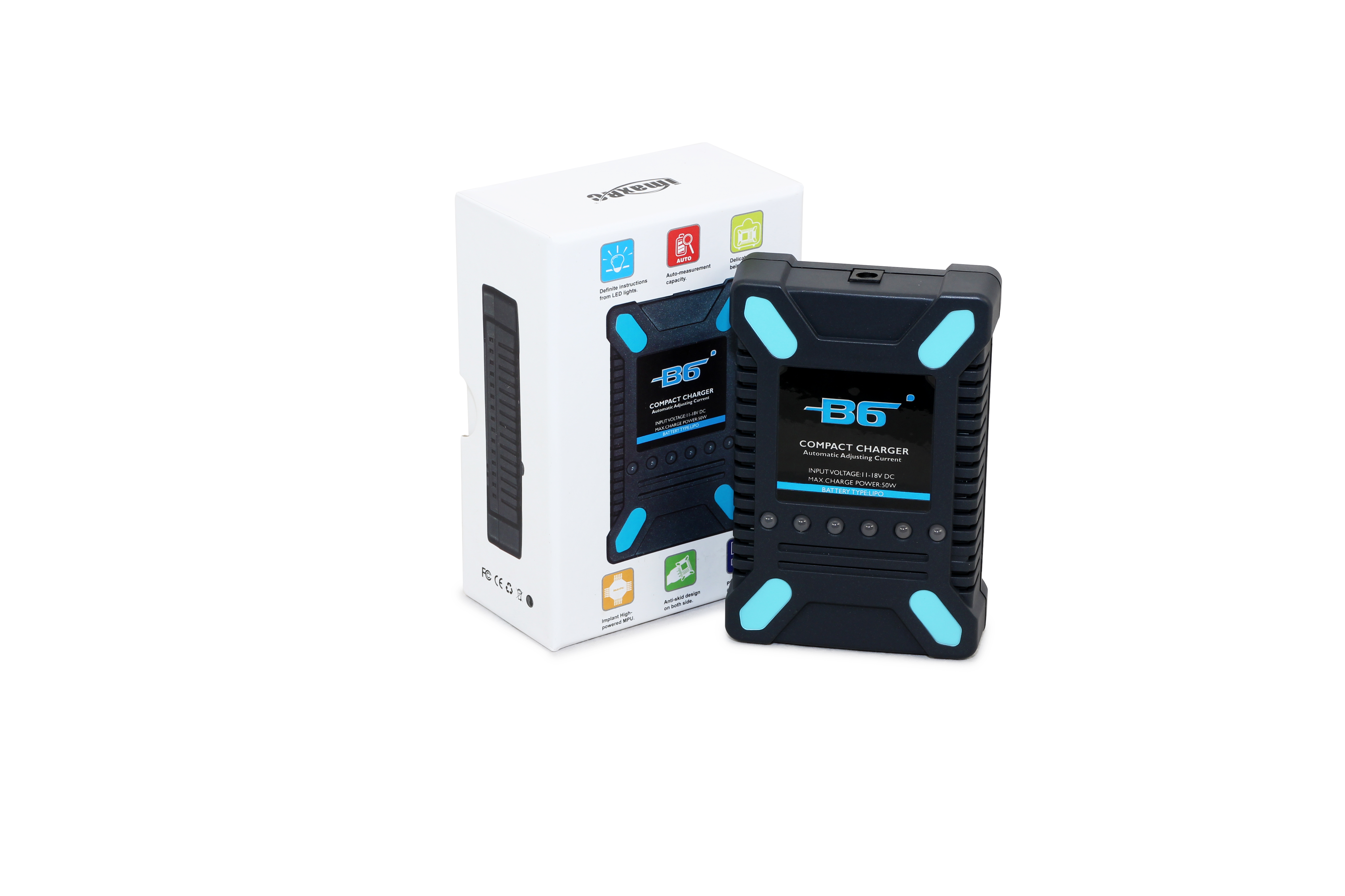 Зарядное устройство iMaxRC LiPo B6 Compact Deans T-Plug - IMAX-B6-COM