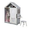 Детский шкаф для одежды KidKraft, серый - 13040_KE