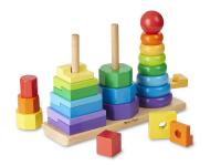 Пирамидка Melissa*Doug геометрическая *Классические игрушки*- 567M