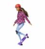 Кукла Barbie Безграничные движения Скейтбордистка - DVF70|DVF68