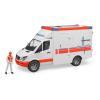 Скорая помощь Bruder Mercedes-Benz Sprinter с фигуркой водителя - 02-536
