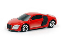 Машинка металлическая Uni-Fortune RMZ City Audi R8 V10, без механизмов, 2 цвета (серебристый, красный), масштаб 1:64 - 344996S