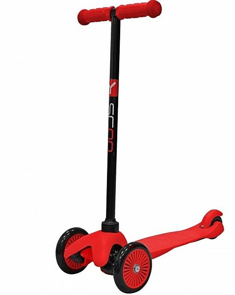 Самокат Y-SCOO mini A-5 Simple цвет red с цветными колесами - 4900