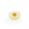 Соска-пустышка HAPPY BABY латексная ортодонт с колпачком yellow от 0 мес. - 13022