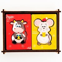 Доски сегена новогодние Сибирские игрушки - 03105