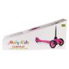 Самокат Moby kids , управление наклоном, звонок, розовый - 64968