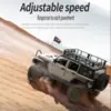 Радиоуправляемый внедорожник MN Model Jeep Wrangler 4WD RTR масштаб 1:12 2.4G - MN-128 SILVER