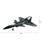Радиоуправляемый самолет Fei Xiong J-20 RTF 2.4G - FX830-Black