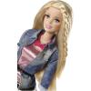 Кукла Barbie Fashionistas Делюкс в джинсовой куртке и юбке - CFM75