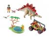 Конструктор Playmobil Динозавры: Исследовательский транспорт со стегозавром - 9432pm