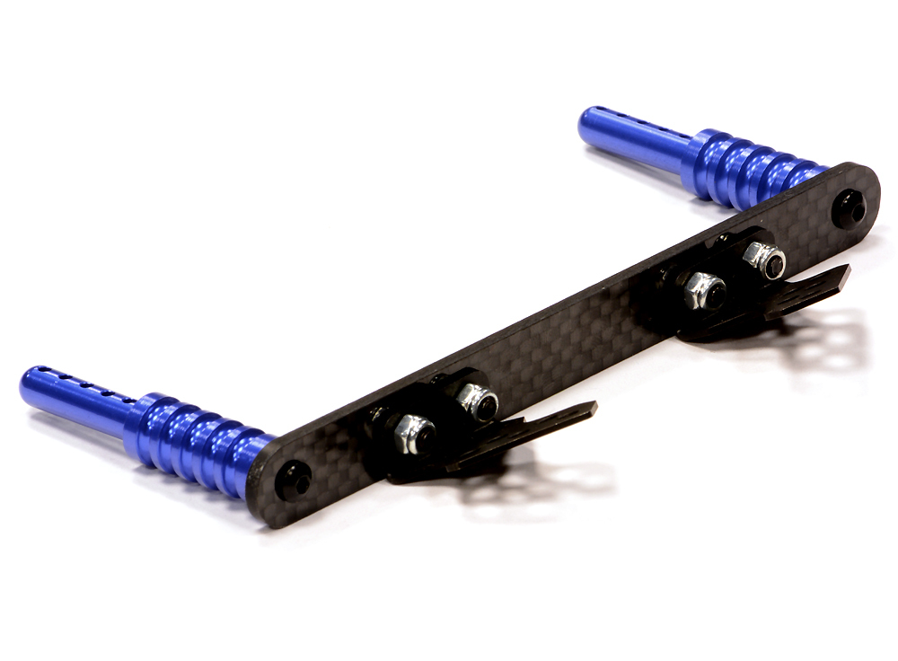 Стойки крепления корпуса передние (синий) 1|10 Traxxas Slash 2WD - T8666BLUE