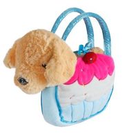Мягкая игрушка Fluffy Family Щенок в сумочке 21 см - 681690