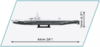 Конструктор COBI USS TANG (SS-306), 777 элементов - COBI-4831