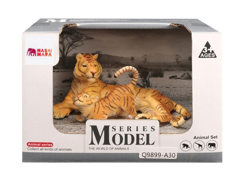 Набор фигурок животных MASAI MARA из серии *Мир диких животных: Семья тигров* - MM211-124