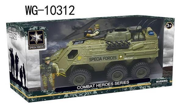 Набор игровой военный *Боевая машина пехоты* с фигуркой солдата и аксессуарами - 2039