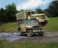 Сборная модель Тактический грузовик M34 и  Внедорожник - 03260