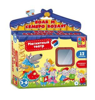 Магнитный театр Vladi Toys Волк и семеро козлят - VT3206-23