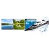 Радиоуправляемый катер HJ Toys HJ806 RTR 2.4G (черный) - HJ806-B