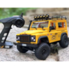 Радиоуправляемая машина MN MODEL джип Land Rover Defender (желтый) RTR 4WD масштаб 1:12 2.4G - MN-98