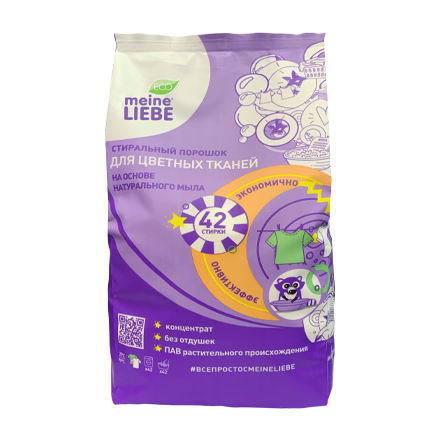 Стиральный порошок MEINE LIEBE для цветных тканей 1,5кг - ML31205
