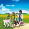 Конструктор Playmobil Яйцо: Ветеринар с жеребятами - 9207pm