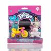 Игровой набор Beanzees плюшевый Котенок с велосипедом - B32011