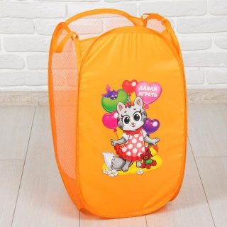 Корзина для игрушек Давай играть, с термопринтом - 2595309