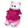 Мягкая игрушка Budi Basa Кошечка Ли-Ли в теплом костюме с сердечком 24 см - LK24-094
