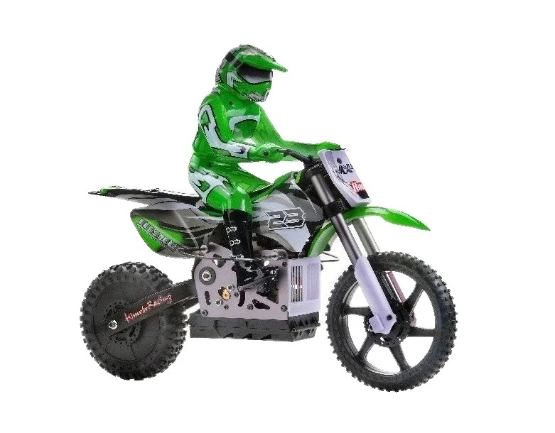 Радиоуправляемый мотоцикл Himoto Burstout BL RTR масштаб 1:4 2.4G - MX400BL-GREEN