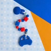 Прорезыватель Жирафики грызунок на прищепке *Машинка* - 681297