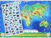 Настольная игра с волшебными наклейками Нескучные игры *Волшебная география* - 8209-ПЦ