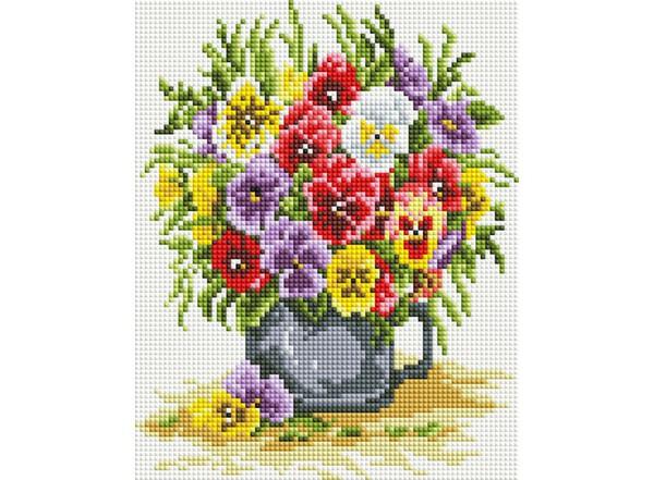 Алмазная мозаика *Цветочное счастье*, 20*25 см - 419-ST-PS