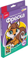 Фреска LORI Картина из песка *Белочка* - Пз-Ф-004-no